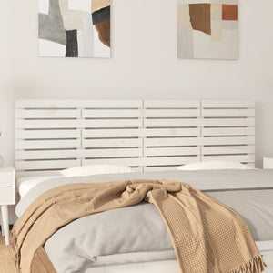 Wand Kopfteil Weiß 166cm Kiefer Massivholz
