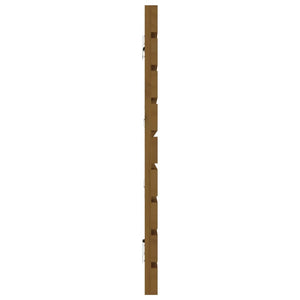 Wand Kopfteil Honigbraun 166cm Massivholz