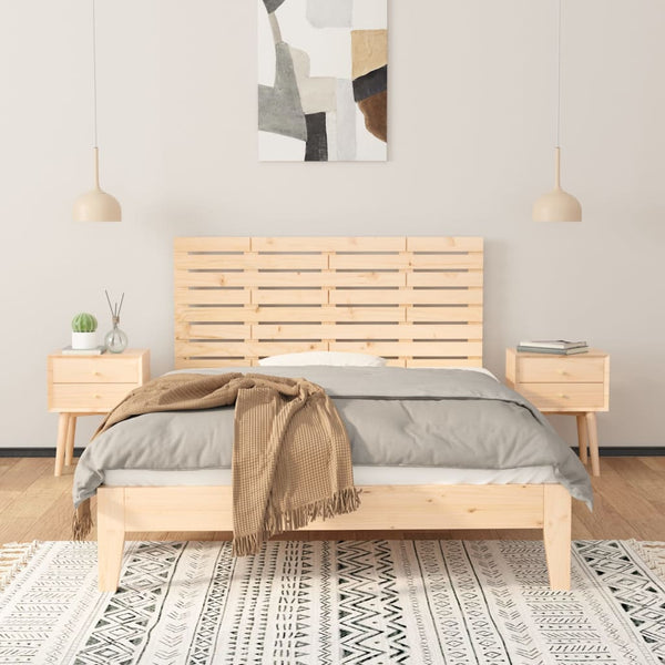 Wand-Kopfteil 141 cm Kiefer Massivholz