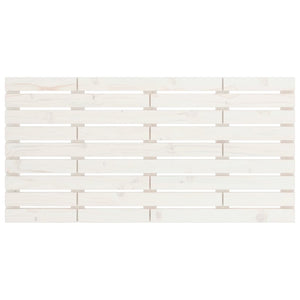 vidaXL Tête de lit murale Blanc 141x3x63 cm Bois de pin massif