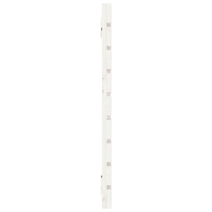 vidaXL Tête de lit murale Blanc 141x3x63 cm Bois de pin massif