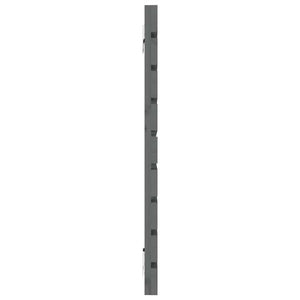 Wand Kopfteil Grau 141cm Massivholz