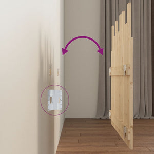 Wand Kopfteil 108cm Kiefer Massivholz