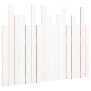 vidaXL Tête de lit murale Blanc 108x3x80 cm Bois de pin massif
