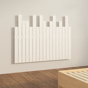 vidaXL Tête de lit murale Blanc 108x3x80 cm Bois de pin massif