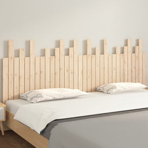 Wand Kopfteil 204 cm Kiefer Massivholz