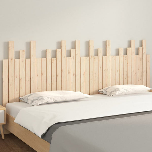 Wand Kopfteil 204 cm Kiefer Massivholz