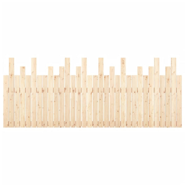 Wand Kopfteil 204 cm Kiefer Massivholz