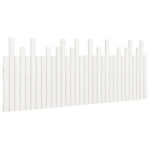 Wand Kopfteil Weiß 204cm Kiefer Massivholz