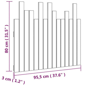 Wand Kopfteil 95,5cm Kiefer Massivholz