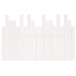 Wand Kopfteil Weiß 127,5cm Kiefer Massivholz