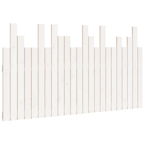 Wand Kopfteil Weiß 146,5 cm Kiefer Massivholz