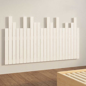 Wand Kopfteil Weiß 146,5 cm Kiefer Massivholz