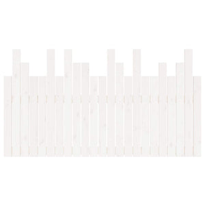 Wand Kopfteil Weiß 146,5 cm Kiefer Massivholz