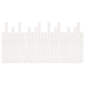 Wand Kopfteil Weiß 160 cm Kiefer Massivholz