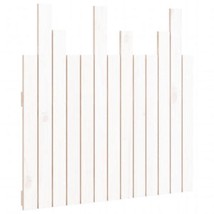 Weißes Wandkopfteil Kiefer Massivholz 82,5cm