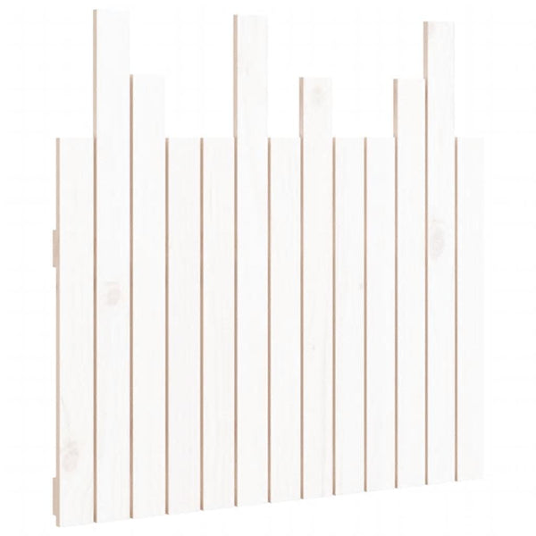 Weißes Wandkopfteil Kiefer Massivholz 82,5cm