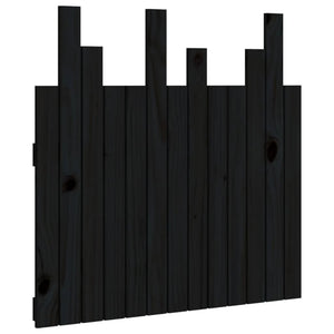 Schwarzes Wandkopfteil Kiefer 82,5cm