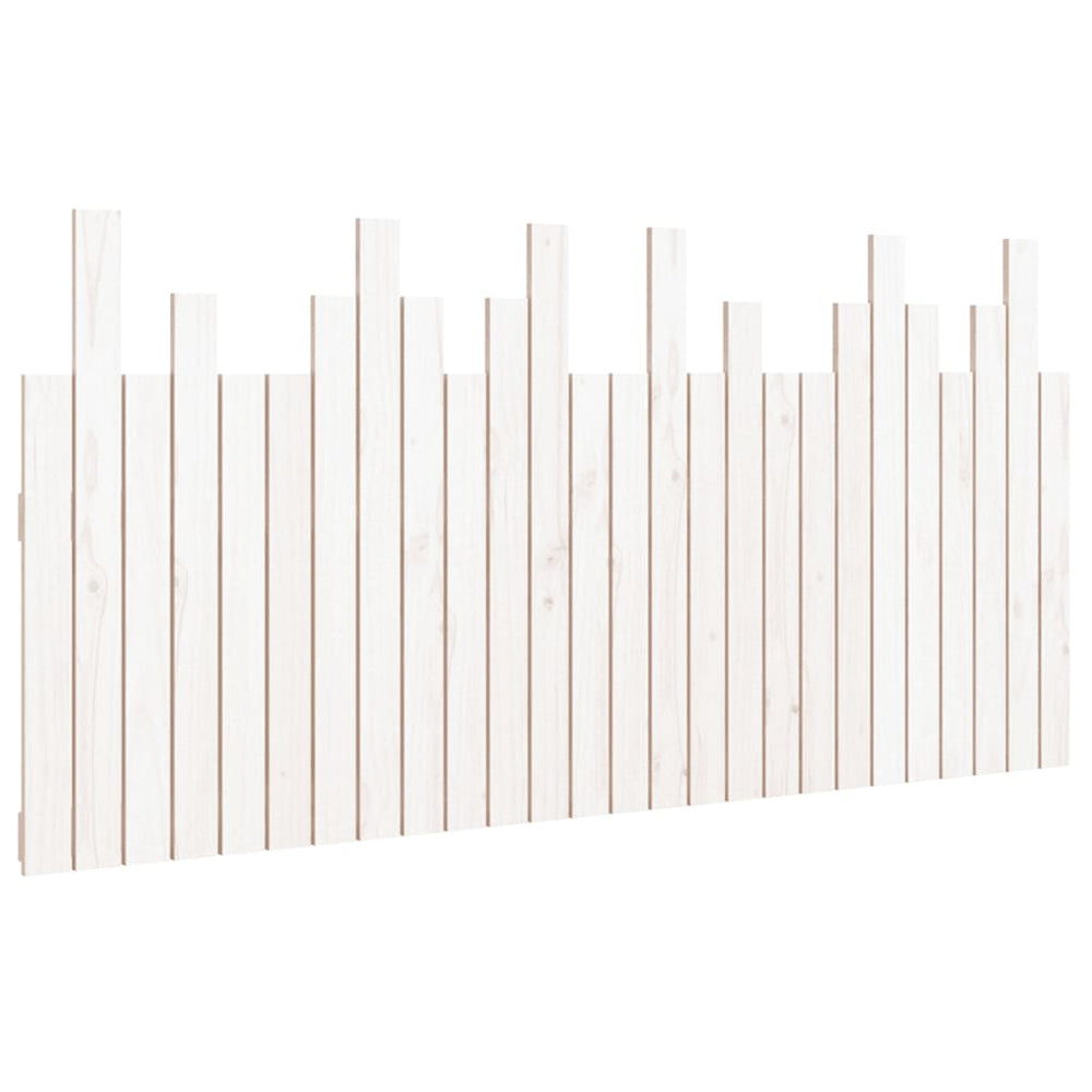 vidaXL Tête de lit murale Blanc 166x3x80 cm Bois de pin massif