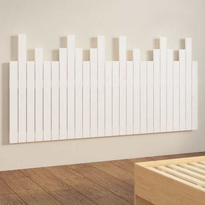Wand-Kopfteil Weiß 166cm Massivholz