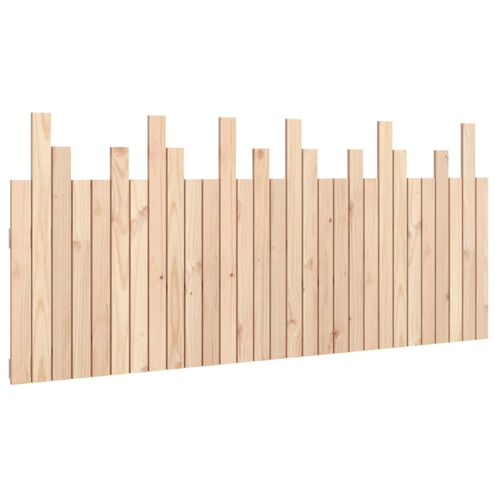 vidaXL Tête de lit murale 185x3x80 cm Bois de pin massif