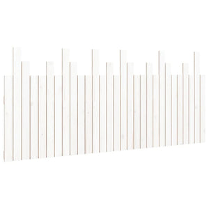 Wand Kopfteil Weiß 185cm Kiefer Massivholz