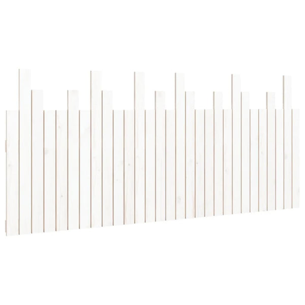 Wand Kopfteil Weiß 185cm Kiefer Massivholz