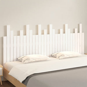 Wand Kopfteil Weiß 185cm Kiefer Massivholz