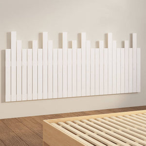Wand Kopfteil Weiß 185cm Kiefer Massivholz