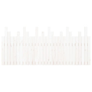Wand Kopfteil Weiß 185cm Kiefer Massivholz