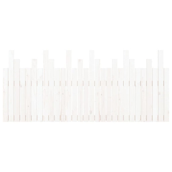 Wand Kopfteil Weiß 185cm Kiefer Massivholz
