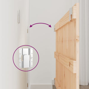 Wand Kopfteil 108cm Kiefer Massivholz