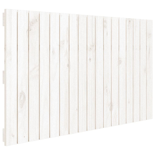 Wand Kopfteil Weiß 108x60cm Kiefer Massivholz
