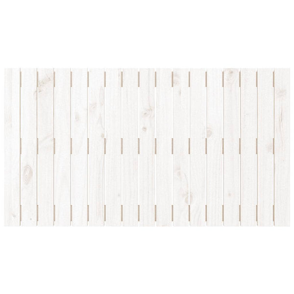 Wand Kopfteil Weiß 108x60cm Kiefer Massivholz