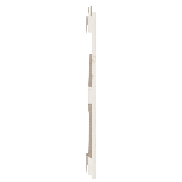 Wand Kopfteil Weiß 108x60cm Kiefer Massivholz