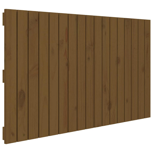 Wand-Kopfteil Honigbraun Kiefer Massivholz 108cm