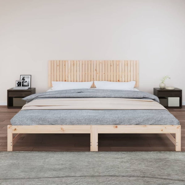 Wand Kopfteil 204 cm Kiefer Massivholz
