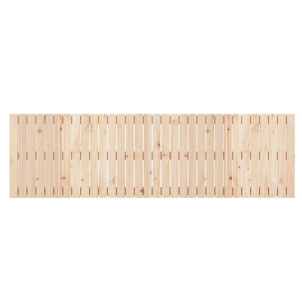 Wand Kopfteil 204 cm Kiefer Massivholz