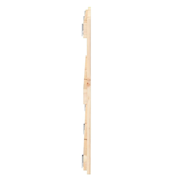 Wand Kopfteil 204 cm Kiefer Massivholz