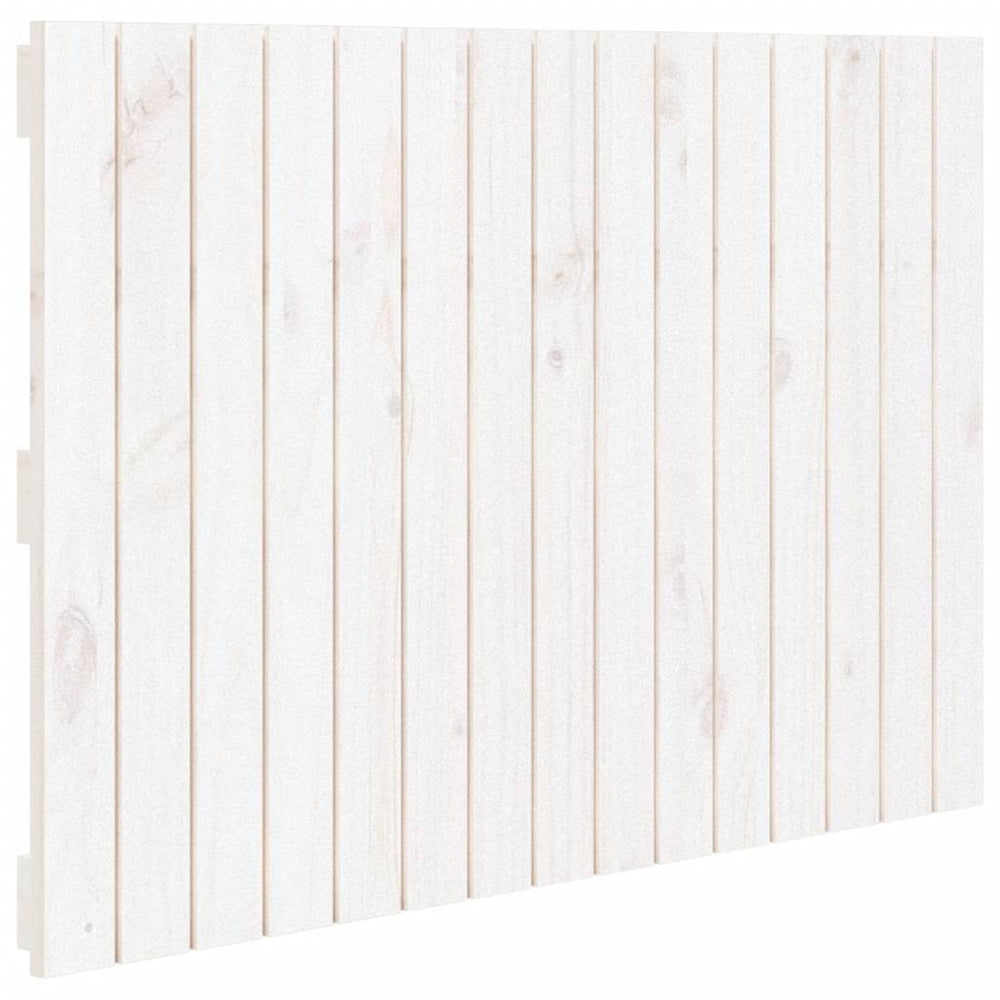 vidaXL Wall Headboard White 95.5x3x60 cm Solid Pine Wood