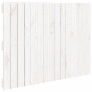 Weißes Wand-Kopfteil 95,5cm Kiefer Massivholz