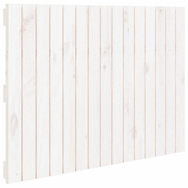 Weißes Wand-Kopfteil 95,5cm Kiefer Massivholz