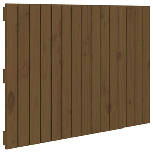 Wand Kopfteil Honigbraun 95,5cm Massivholz