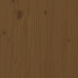 Wand Kopfteil Honigbraun 95,5cm Massivholz