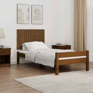 Wand Kopfteil Honigbraun 95,5cm Massivholz