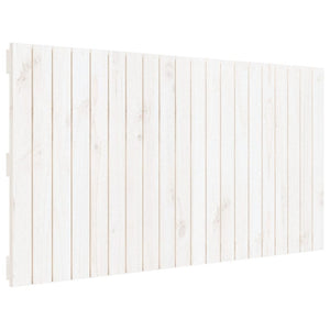 vidaXL Tête de lit murale Blanc 127,5x3x60 cm Bois de pin massif