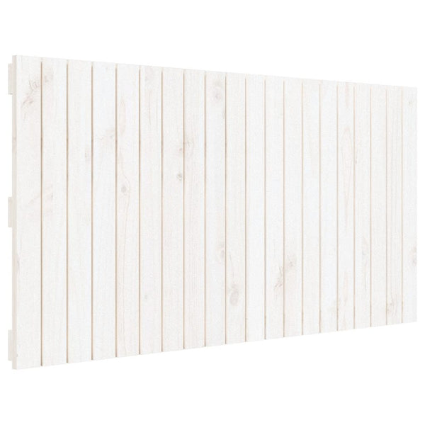 vidaXL Tête de lit murale Blanc 127,5x3x60 cm Bois de pin massif