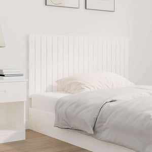 vidaXL Tête de lit murale Blanc 127,5x3x60 cm Bois de pin massif