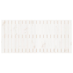 vidaXL Tête de lit murale Blanc 127,5x3x60 cm Bois de pin massif