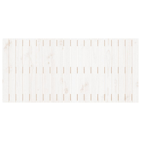 vidaXL Tête de lit murale Blanc 127,5x3x60 cm Bois de pin massif